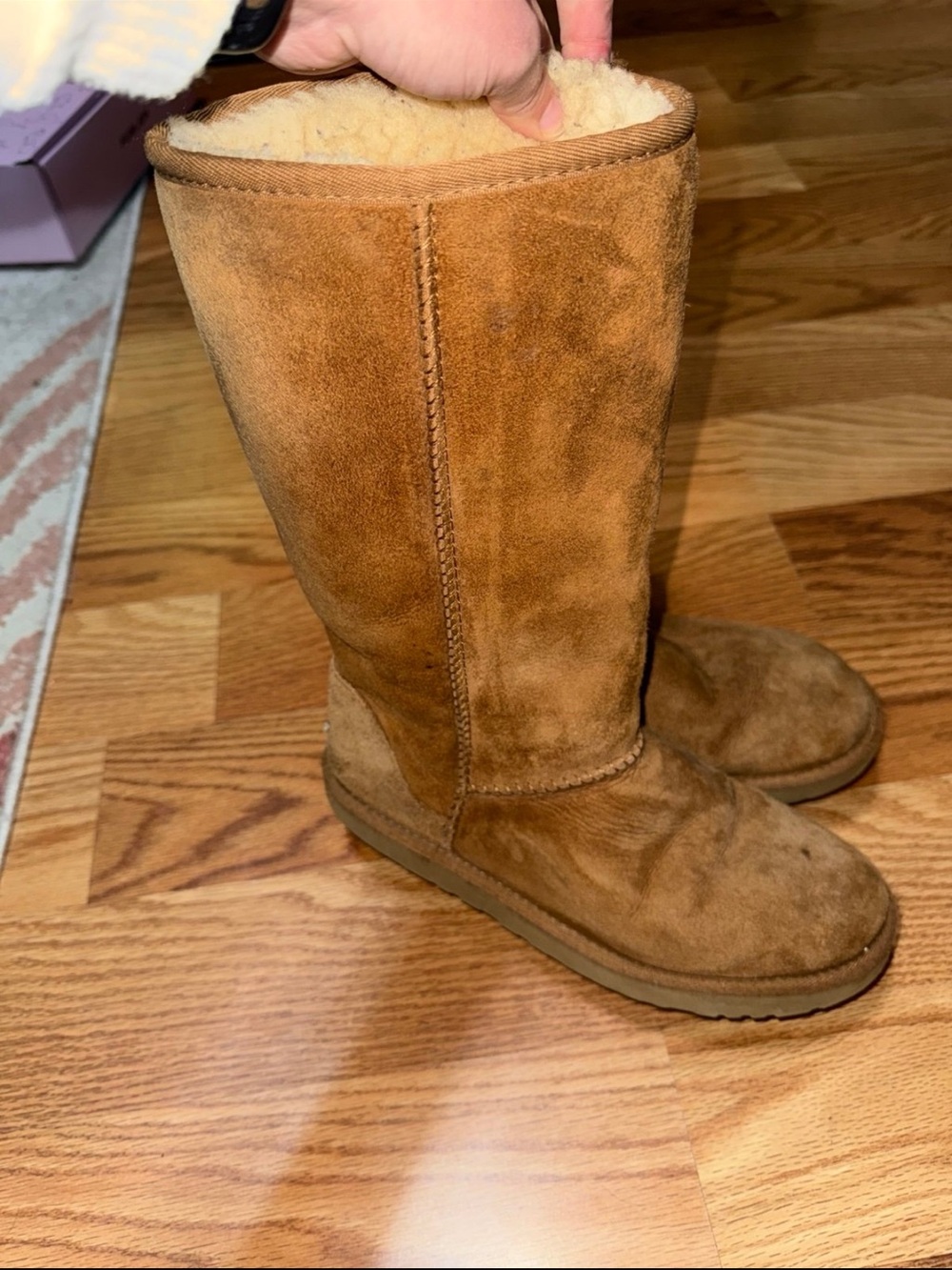 UGG Chestnut Tall Shearling-Lined Women's Boots